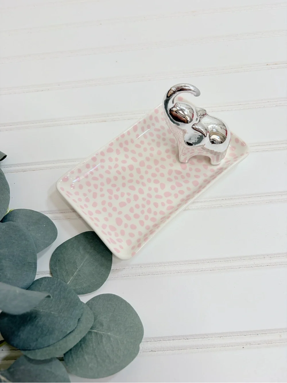 Kohl’s Elephant Polka Dot Trinket Jewelry Dish